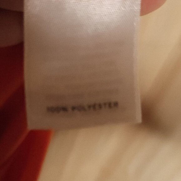 Halogen Womens Orange Open Front Faux Wrap Sleeveless Top Small - Picture 6 of 6